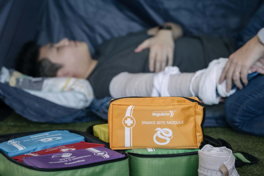 snake bite bandage and module